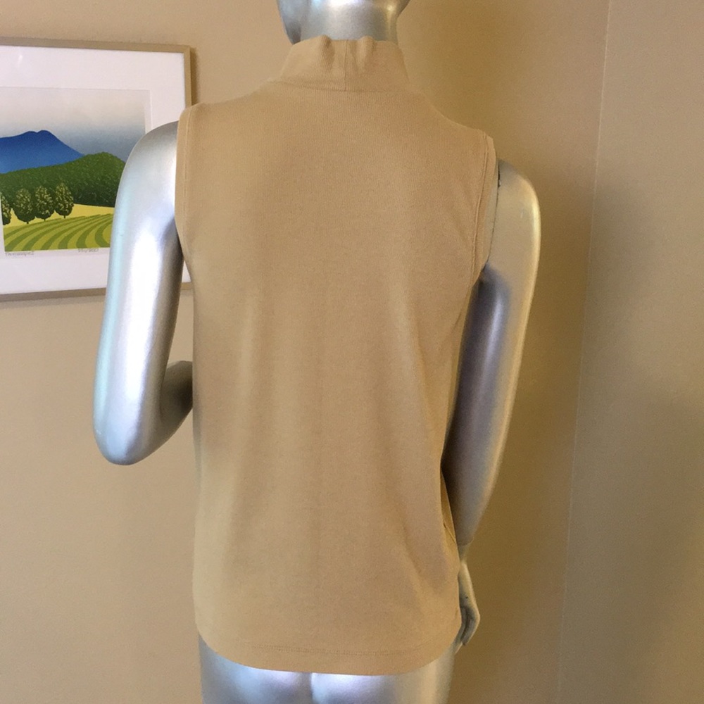 LOFT | Perfect Ribbed Mock Neck Tank Top - Picture 6 of 10